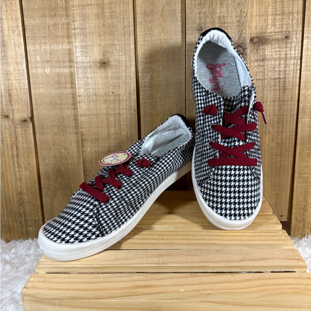 JellyPop Women's Dallas Lace Up Sneakers Slip on Alabama Football Sz 11 M NWT